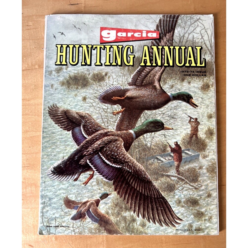 Garcia Hunting Magazine  1973-1974  Very Good Used Condition Mallard Ducks USA